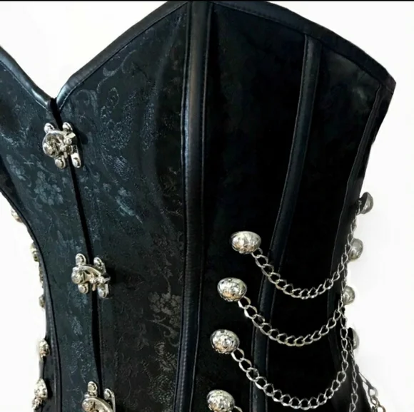 Charmian black corset - Picture 2 of 5